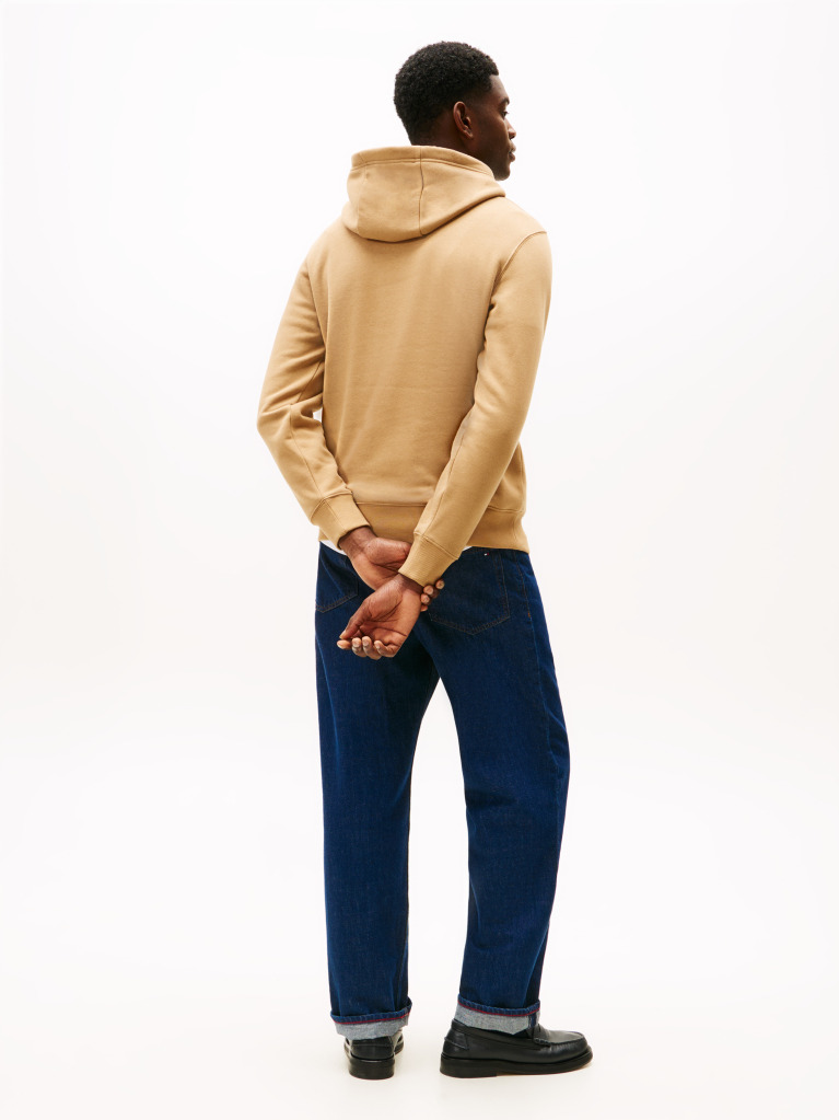 Brown Oval Graphic Hoodie  Men