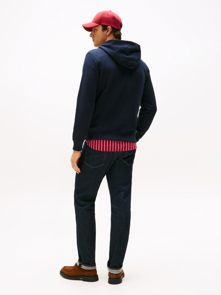 Blue Flag Graphic Drawstring Hoody  Men