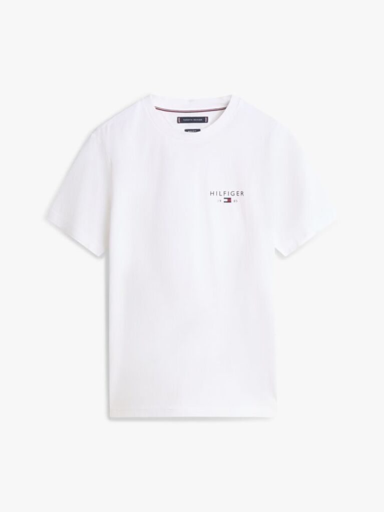 White Logo Regular T-Shirt  Men