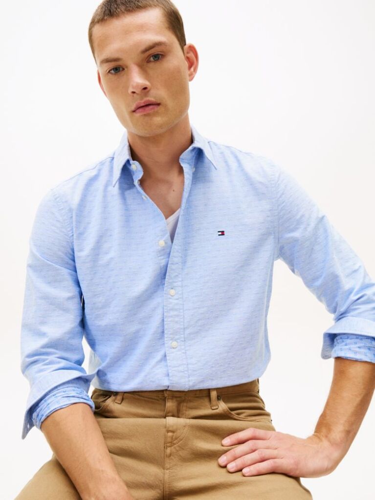 Multi Regular Fit Dobby Oxford Shirt  Men