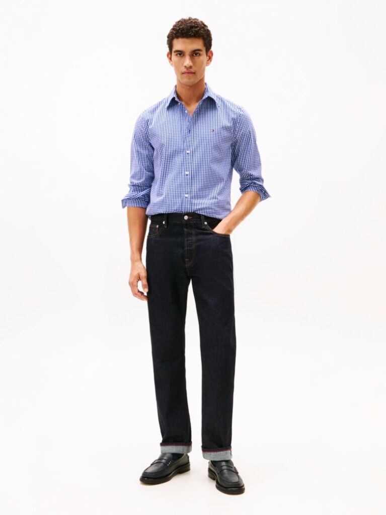 Multi TH Flex Regular Fit Gingham Shirt  Men