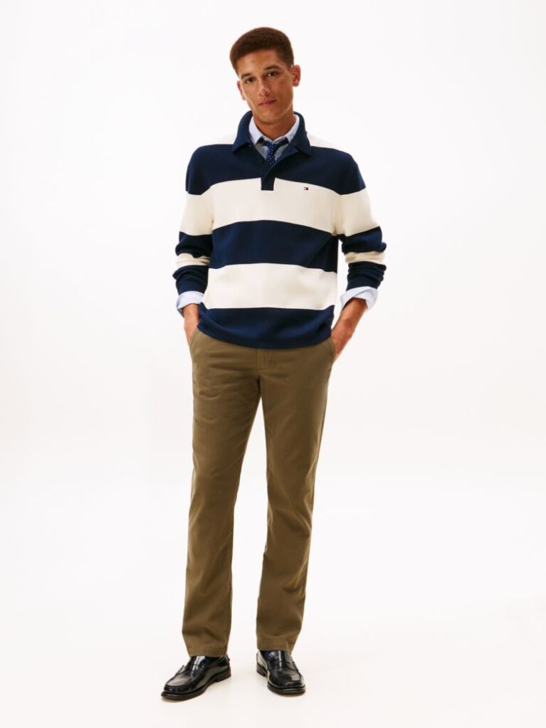 Green Denton Twill Chinos  Men