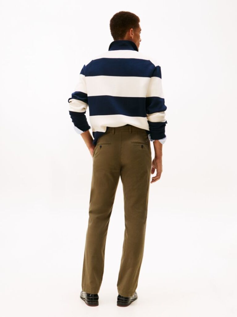 Green Denton Twill Chinos  Men