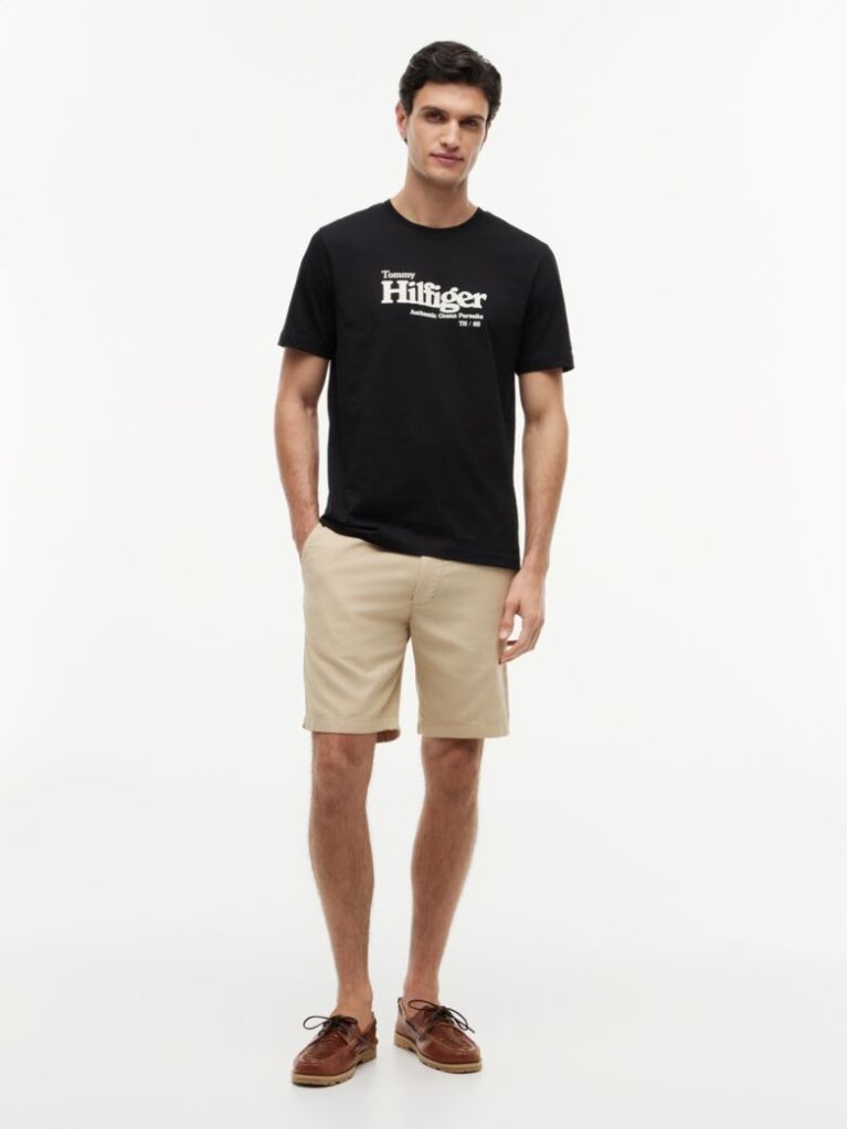 Black Logo Graphic Jersey T-Shirt  Men