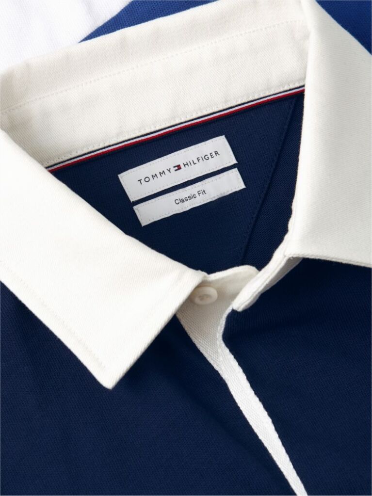 Multi Relaxed Fit Back Logo Colour-Blocked Polo Shirt  Men