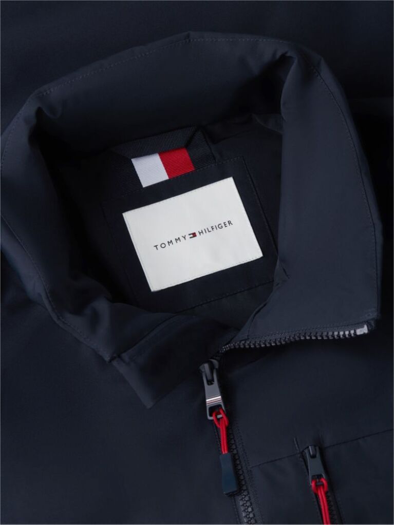 Blue Logo Collar Zip-Thru Jacket  Men