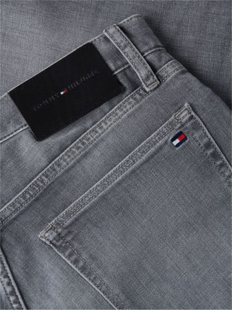 Grey Bleecker Faded Slim Jeans  Men