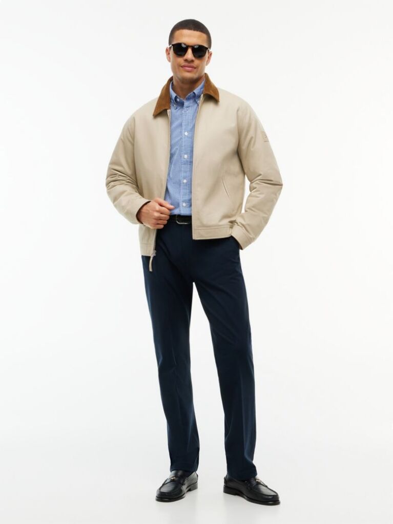 Blue Regular Fit Flex Gingham Shirt  Men