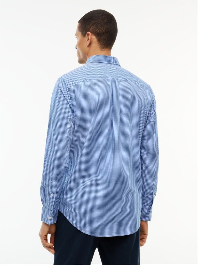 Blue Regular Fit Flex Gingham Shirt  Men