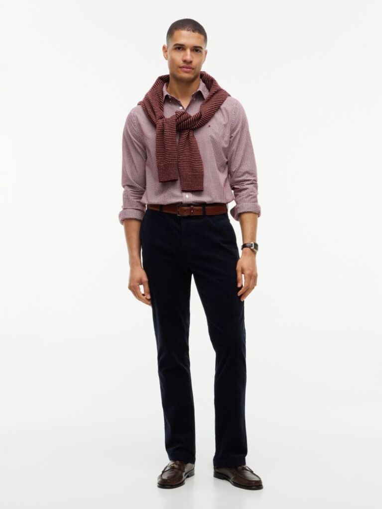 Multi Regular Fit Flex Gingham Shirt  Men