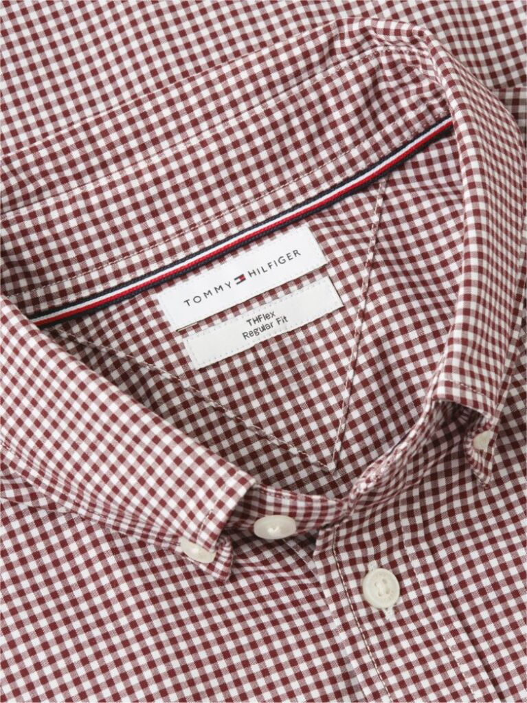 Multi Regular Fit Flex Gingham Shirt  Men