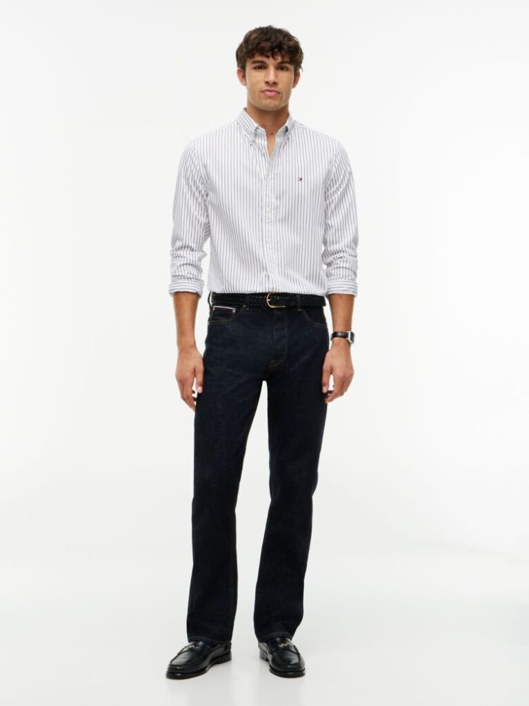 Multi Regular Fit Flex Stripe Shirt  Men