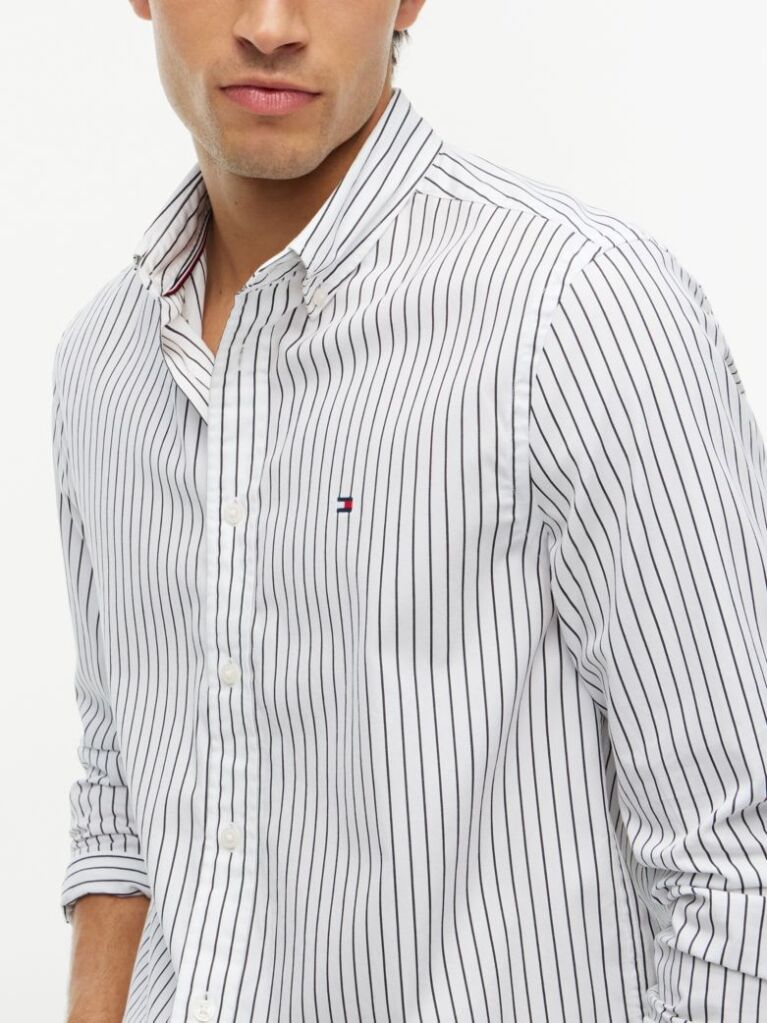 Multi Regular Fit Flex Stripe Shirt  Men