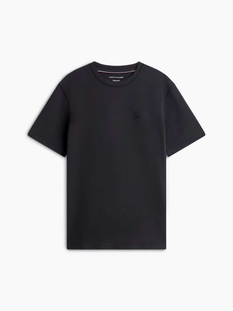 Black Performance Flex Peached Terry T-Shirt  Men
