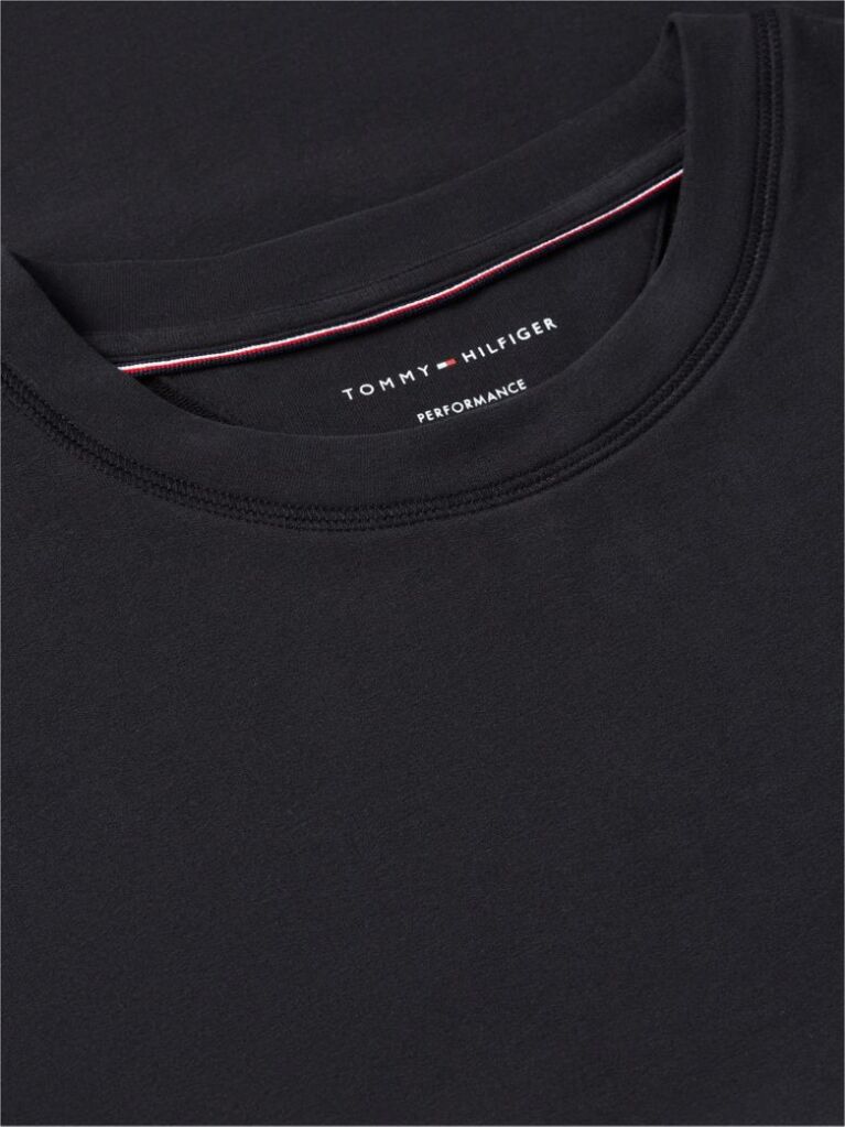 Black Performance Flex Peached Terry T-Shirt  Men