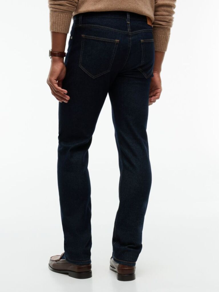 Blue Denton Slim Straight Jeans  Men