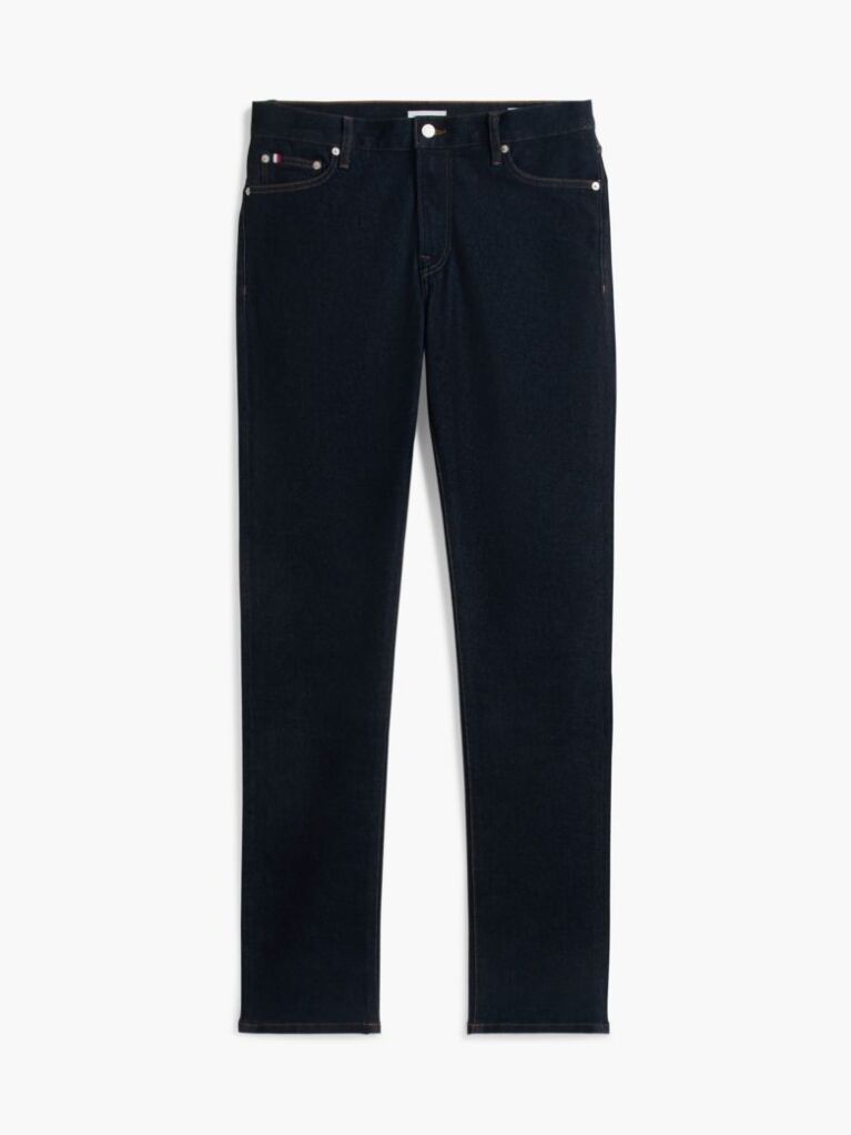Blue Denton Slim Straight Jeans  Men