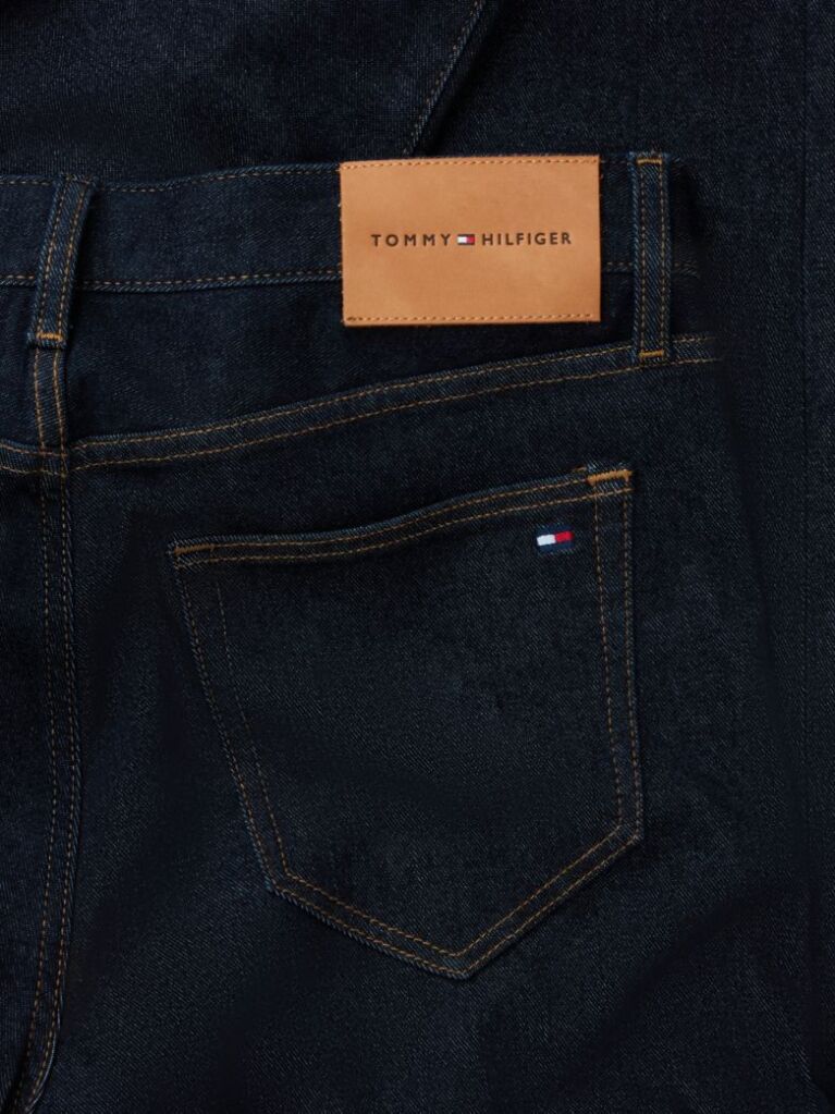 Blue Denton Slim Straight Jeans  Men