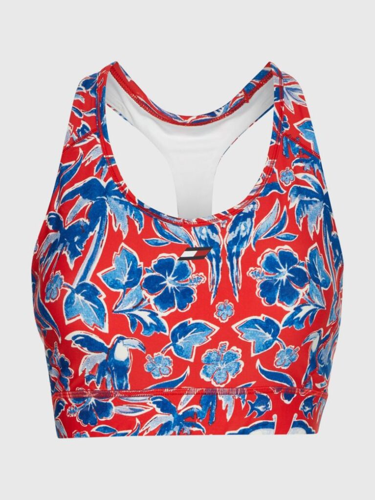 Multi Sport Medium Support Floral Bra  Women
