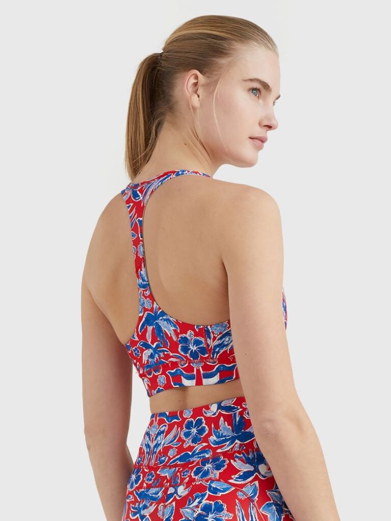 Multi Sport Medium Support Floral Bra  Women