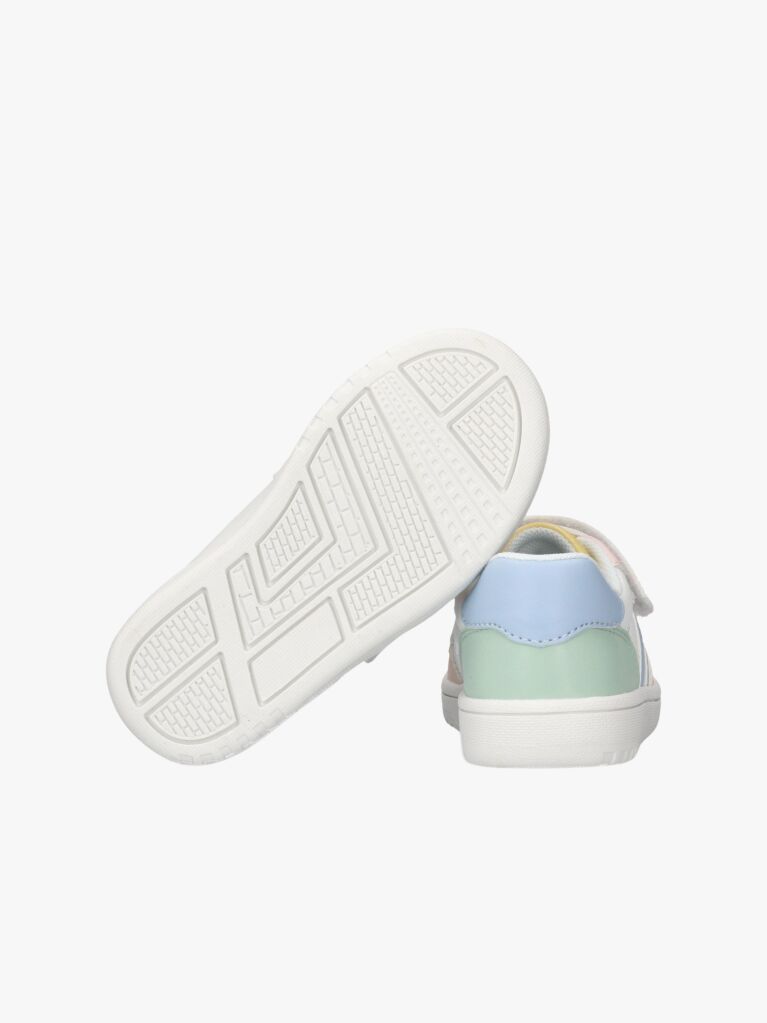 Multi Colour-Blocked Velcro Sneakers  Girls