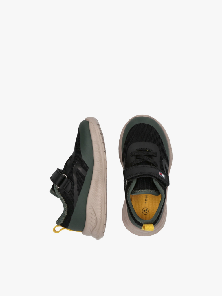 Multi Logo Mesh Lace-Up Trainers  Boys