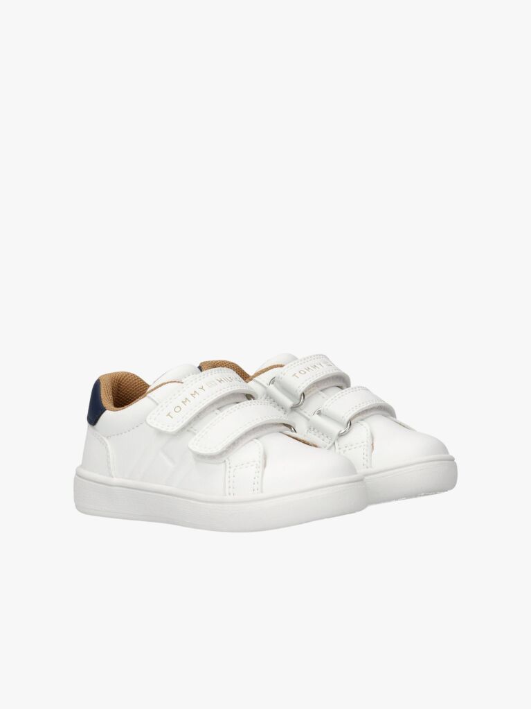 White Signature Low-Top Sneakers  Kids Unisex