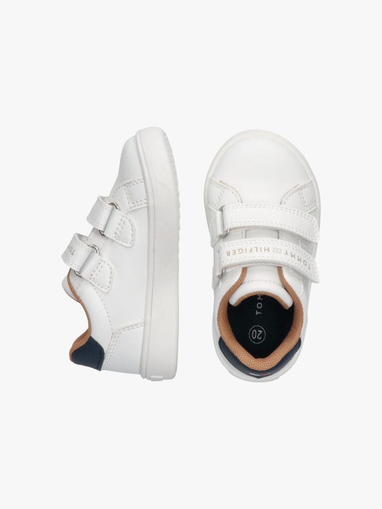 White Signature Low-Top Sneakers  Kids Unisex