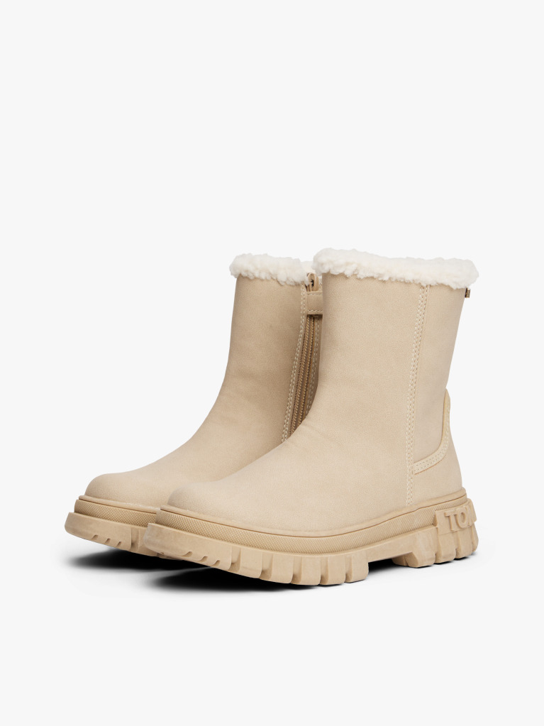 Beige Ankle Boots  Girls