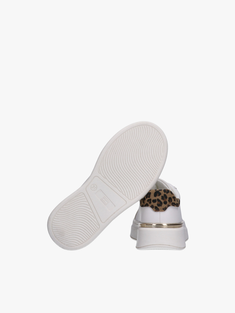 White Lace-Up Sneakers  Girls