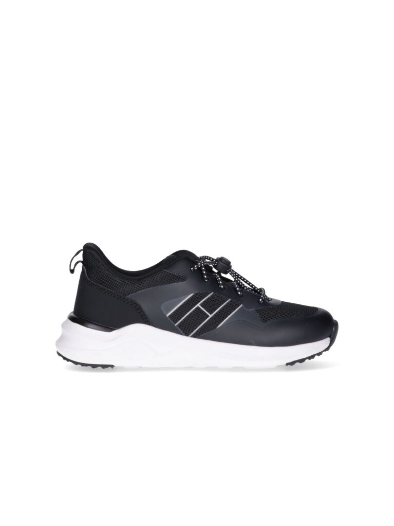 Black Low-Cut Lace Up Sneakers  Kids Unisex