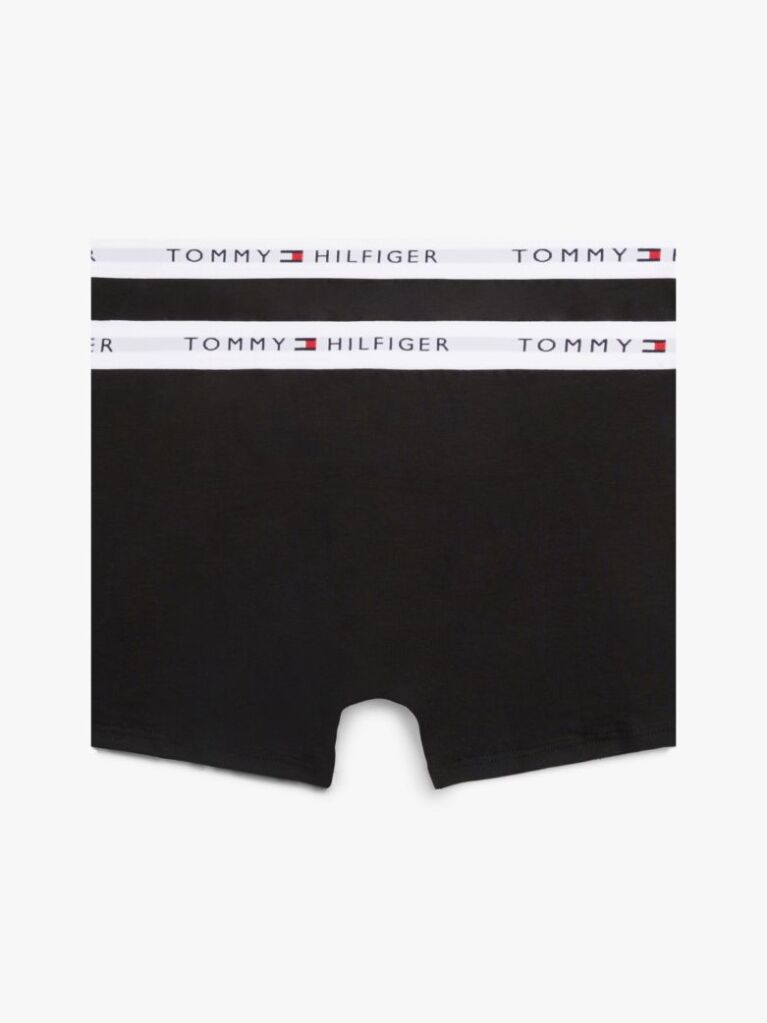 Black 2-Pack Signature Repeat Logo Waistband Trunks  Boys