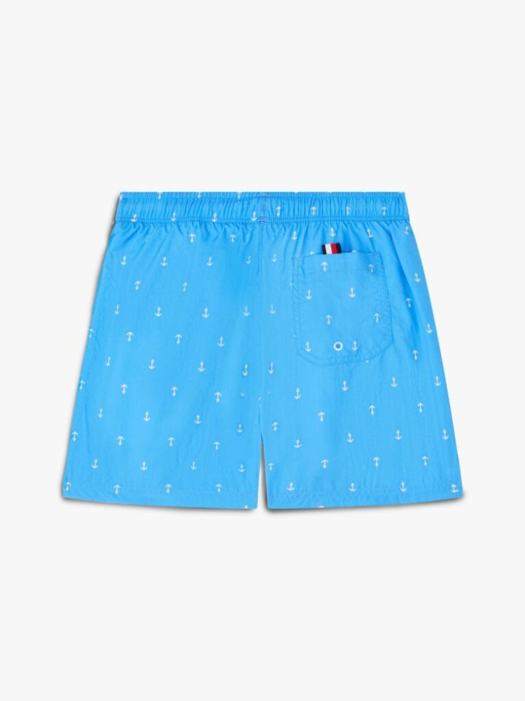 Blue Print Mid Length Swim Shorts  Boys