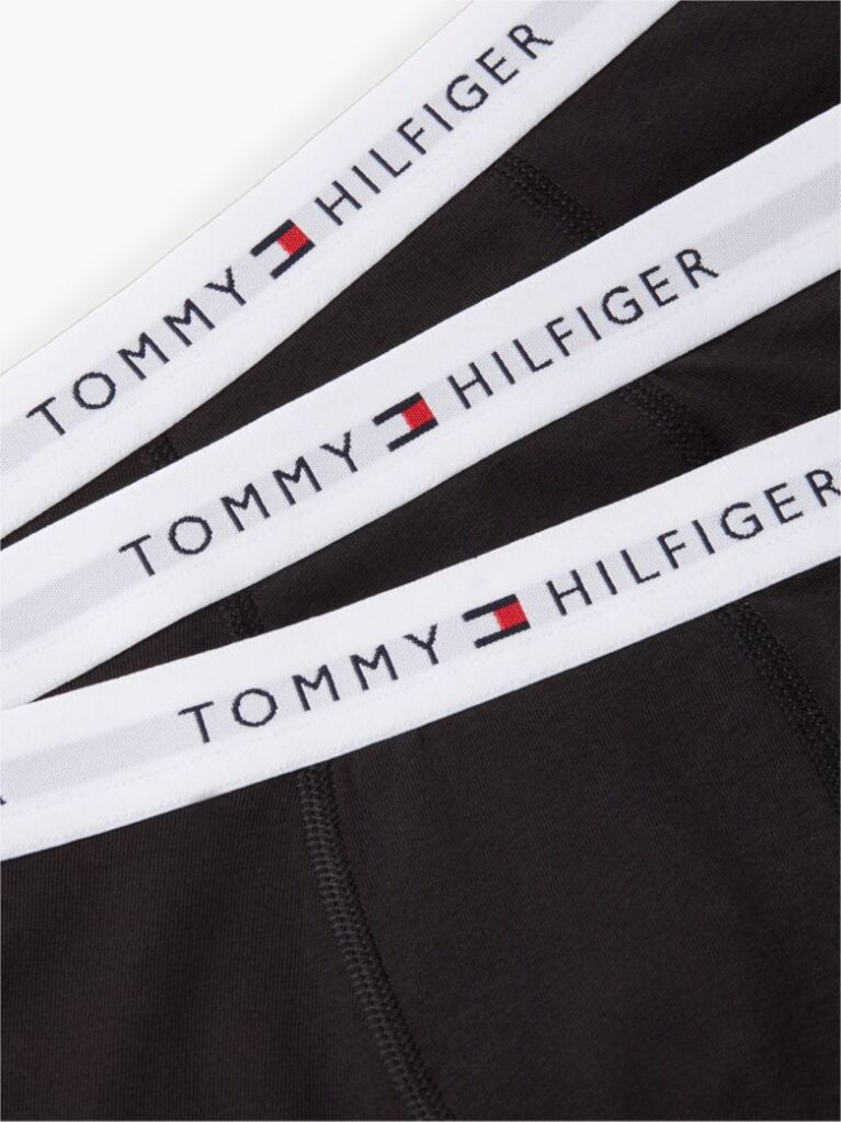 Black 3-Pack Signature Logo Waistband Trunks  Boys