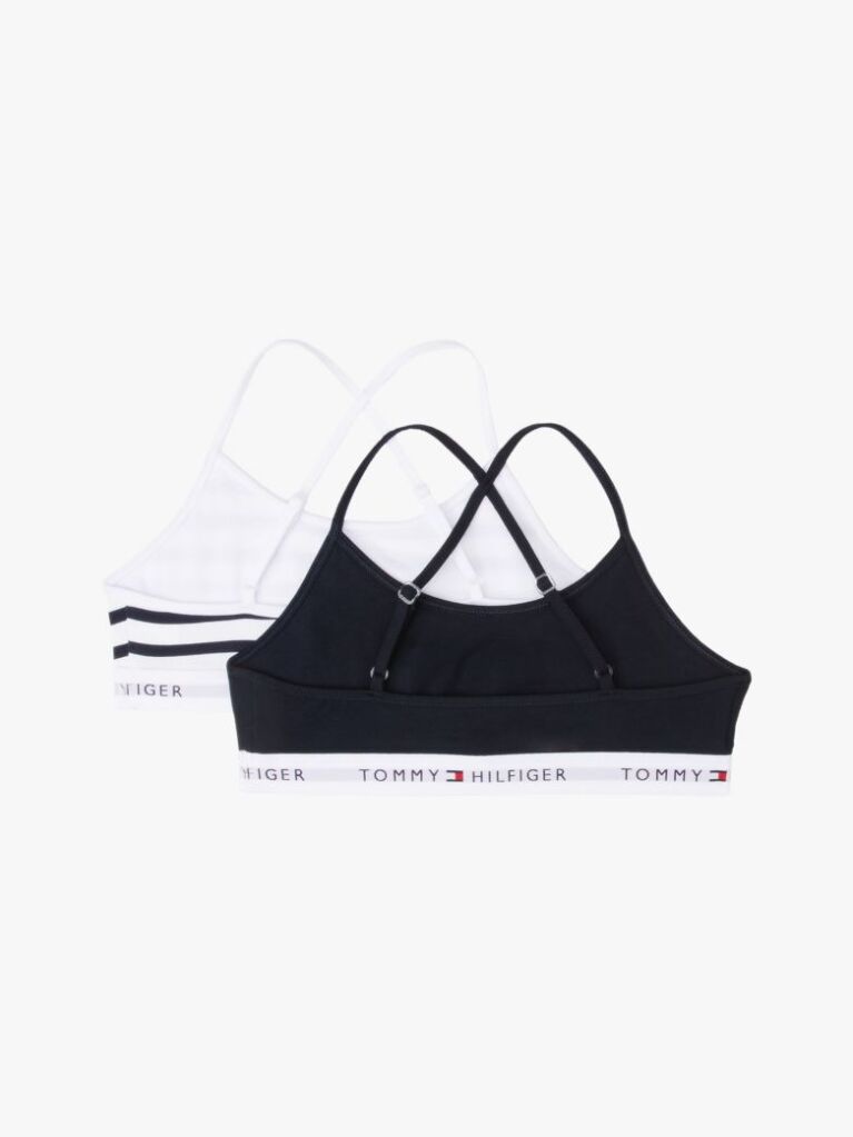 Multi 2-Pack Crossover Strap Print Bralettes  Girls