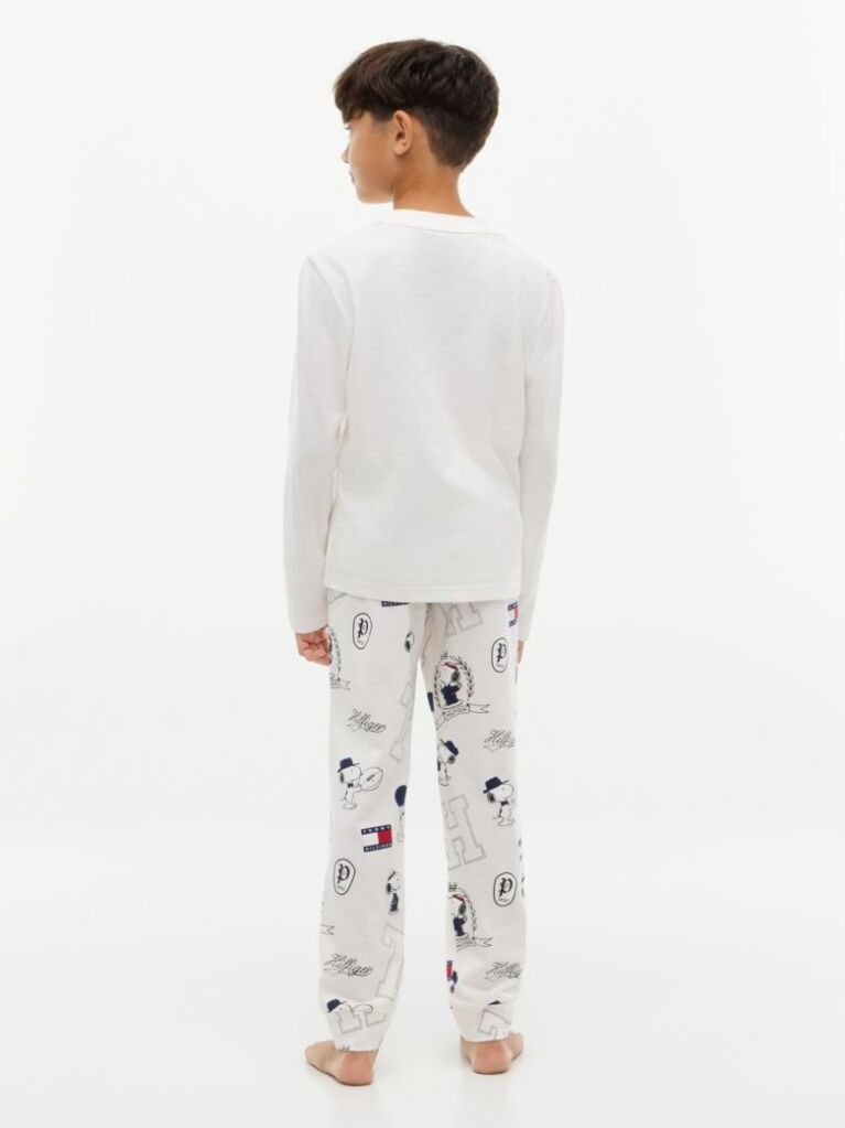 Multi Signature Peanuts® Print Jersey Pyjama Set  Kids Unisex