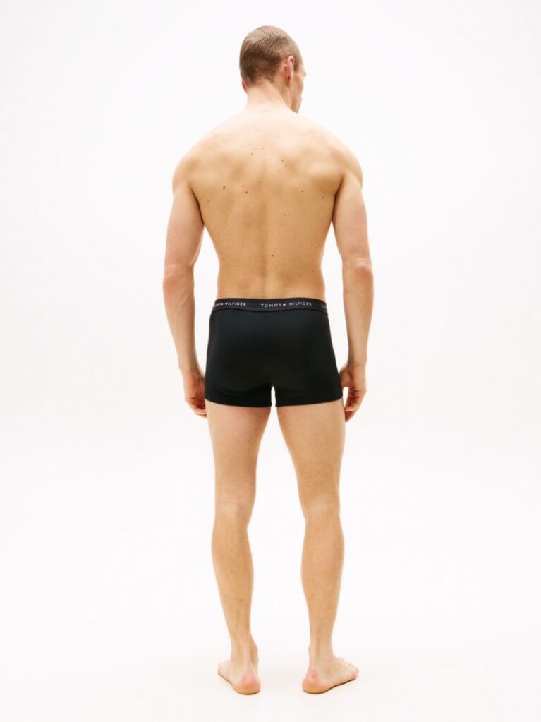 Multi 3-Pack Logo Waistband Trunks  Men