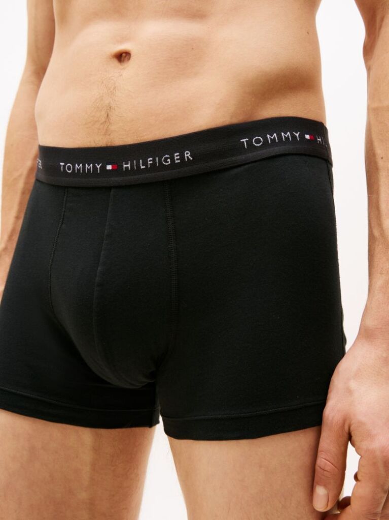 Multi 3-Pack Logo Waistband Trunks  Men
