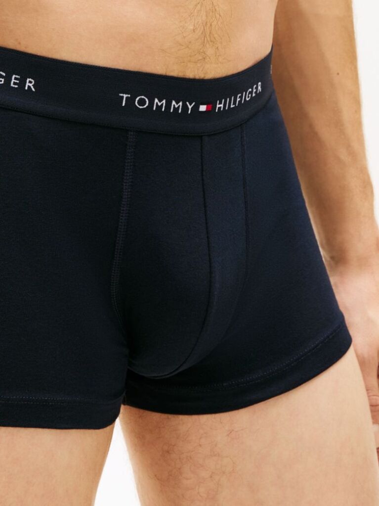Multi 3-Pack Logo Waistband Trunks  Men
