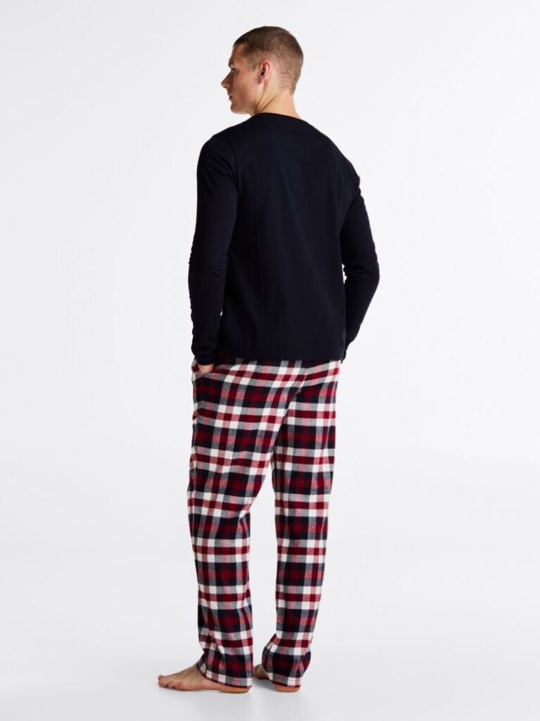 Blue TH Original Long Sleeve Lounge Logo T-Shirt  Men