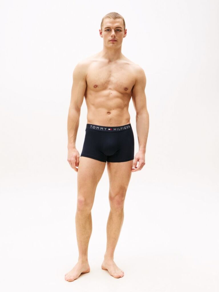 Multi 3-Pack TH Original Logo Waistband Trunks  Men