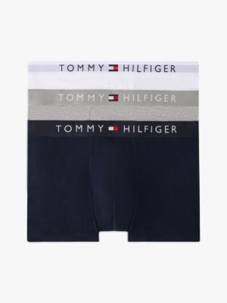 Multi 3-Pack TH Original Logo Waistband Trunks  Men