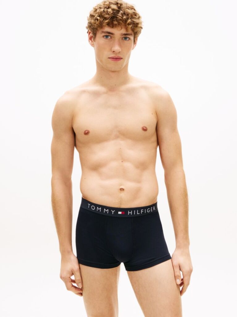 Multi 3-Pack TH Original Logo Waistband Trunks  Men