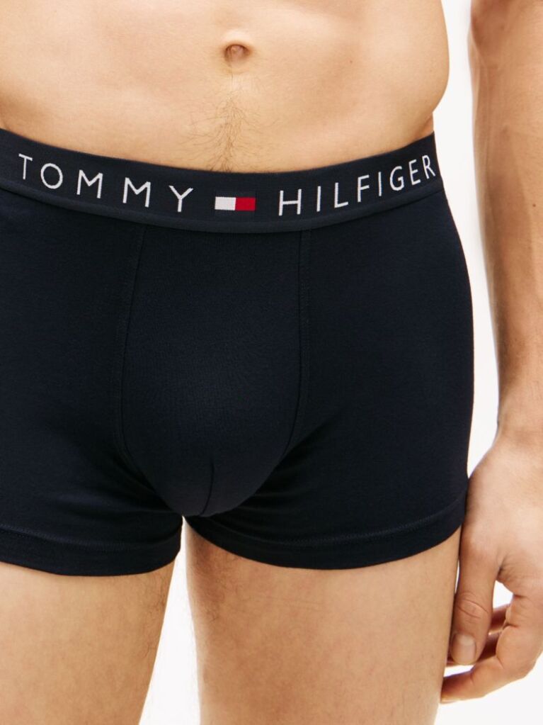 Multi 3-Pack TH Original Logo Waistband Trunks  Men