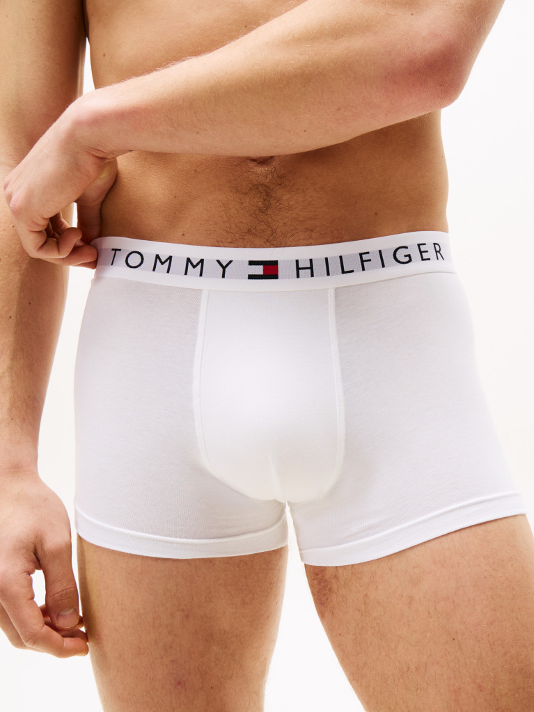 Multi 3-Pack TH Original Logo Waistband Trunks  Men
