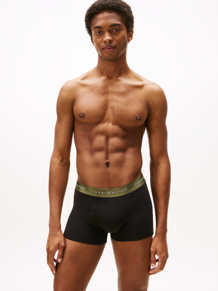 Multi 3-Pack Metallic Logo Trunks Gift Set  Men