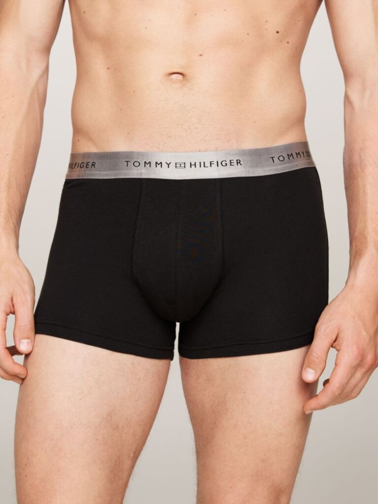 Multi 3-Pack Metallic Logo Trunks Gift Set  Men