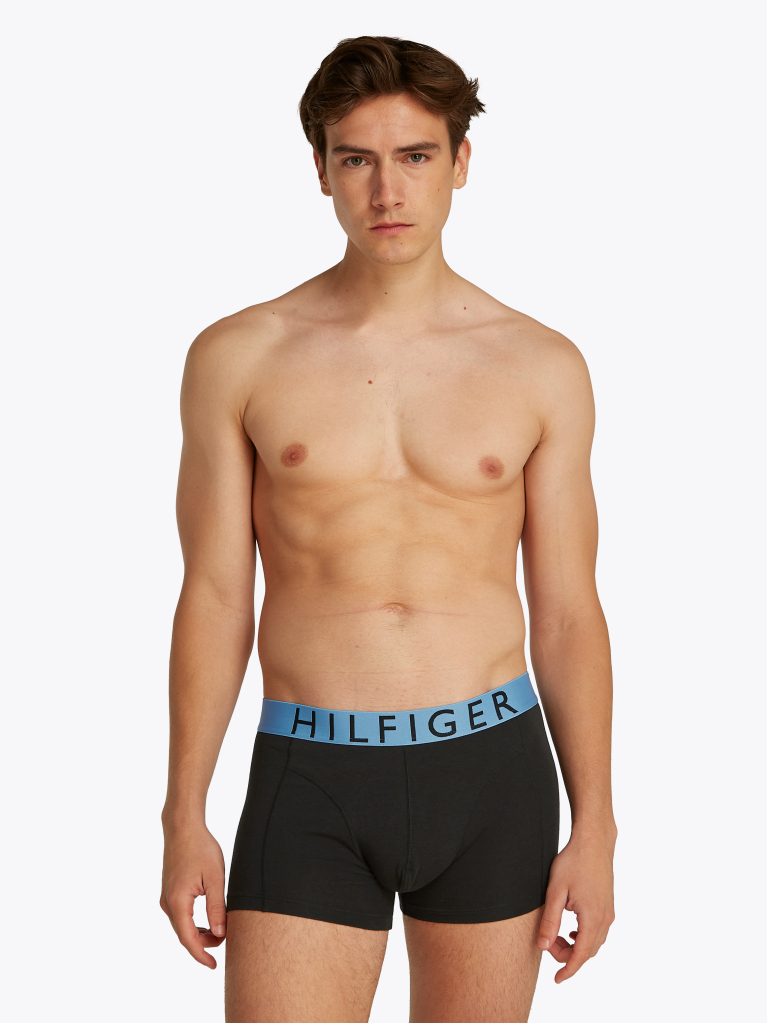 Multi 3-Pack Contrast Waistband Trunks  Men