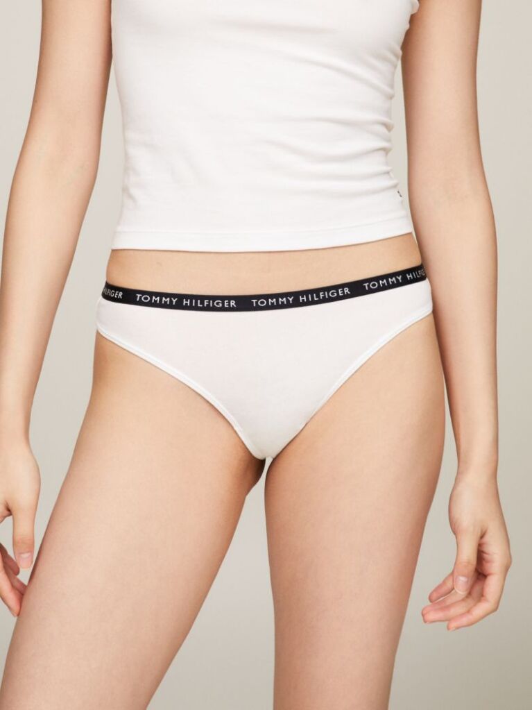 Multi 3-Pack Logo Waistband Thongs  Women