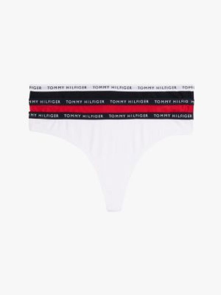 Multi 3-Pack Logo Waistband Thongs  Women